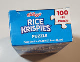 2021 Spin Master Kellogg's Rice Krispies Cereal 100 Piece Puzzle in Box