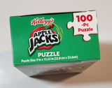 2021 Spin Master Kellogg's Apple Jacks Cereal 100 Piece Puzzle in Box