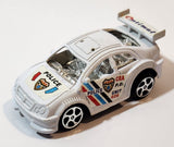 Unknown Brand Optimal Police CRA PD Unit 020 White Pull Back Plastic Toy Car Vehicle