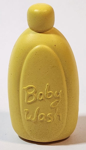Yellow Baby Wash Bottle Miniature Plastic Play Toy
