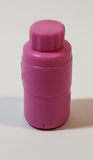 Pink Talc Bottle Miniature Plastic Play Toy