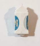 White Milk Cartoon Miniature Plastic Play Food Toy