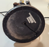 Beautiful Detailed Elephant and Palm Tree Based Black Heavy Resin Table Lamp Set of 2