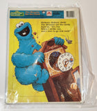 Vintage 1989 Golden CTW Sesame Street The Monster Ate The Clock Frame Tray Puzzle