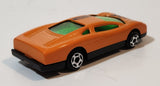 Greenbrier 9809 Sports Coupe Bright Orange Die Cast Toy Car Vehicle