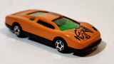 Greenbrier 9809 Sports Coupe Bright Orange Die Cast Toy Car Vehicle