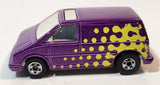 1991 Hot Wheels Ford Aerostar Metalflake Purple Die Cast Toy Car Vehicle