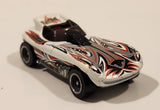 2004 Hot Wheels Final Run Cat-A-Pult White Die Cast Toy Car Vehicle