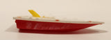 Unknown Brand Fire Department Speed Boat Red and White Plastic Toy Boat