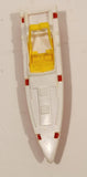 Unknown Brand Fire Department Speed Boat Red and White Plastic Toy Boat