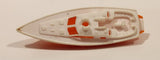 Unknown Brand GTX Speed Boat Orange and White Plastic Toy Boat