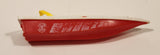 Unknown Brand Fire Department Speed Boat Red and White Plastic Toy Boat