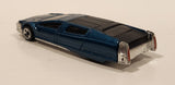 2002 Hot Wheels First Editions Syd Mead's Sentinel 400 Limo Metallic Dark Teal Die Cast Toy Limousine Car Vehicle