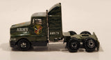 Unknown Brand ARMY AMY-39 A-39 Semi Tractor Truck Army Green Die Cast Toy Car Vehicle