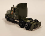 Unknown Brand ARMY AMY-39 A-39 Semi Tractor Truck Army Green Die Cast Toy Car Vehicle