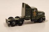 Unknown Brand ARMY AMY-39 A-39 Semi Tractor Truck Army Green Die Cast Toy Car Vehicle