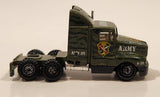 Unknown Brand ARMY AMY-39 A-39 Semi Tractor Truck Army Green Die Cast Toy Car Vehicle