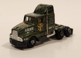 Unknown Brand ARMY AMY-39 A-39 Semi Tractor Truck Army Green Die Cast Toy Car Vehicle