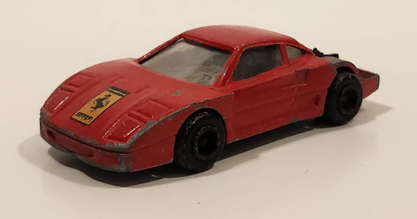 Vintage Majorette No. 280 Ferrari F40 Red Die Cast Toy Car Vehicle Opening Rear Hood 1/58 Scale