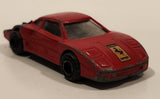 Vintage Majorette No. 280 Ferrari F40 Red Die Cast Toy Car Vehicle Opening Rear Hood 1/58 Scale