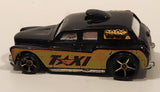 2009 Hot Wheels HW City Works Cockney Cab II Taxi Black Die Cast Toy Car Vehicle