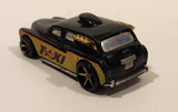 2009 Hot Wheels HW City Works Cockney Cab II Taxi Black Die Cast Toy Car Vehicle