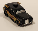 2009 Hot Wheels HW City Works Cockney Cab II Taxi Black Die Cast Toy Car Vehicle