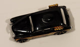 2009 Hot Wheels HW City Works Cockney Cab II Taxi Black Die Cast Toy Car Vehicle