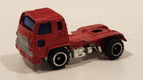 Unknown Brand Semi Tractor Truck Red Die Cast Toy Car Vehicle