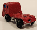 Unknown Brand Semi Tractor Truck Red Die Cast Toy Car Vehicle