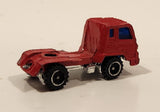 Unknown Brand Semi Tractor Truck Red Die Cast Toy Car Vehicle