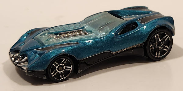 2006 Hot Wheels Truckin' Transporters CUL8R Teal Die Cast Toy Car Vehicle