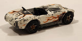 1999 Hot Wheels Show Biz Shelby Classic Cobra Convertible White Die Cast Toy Car Vehicle with Opening Hood