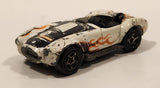 1999 Hot Wheels Show Biz Shelby Classic Cobra Convertible White Die Cast Toy Car Vehicle with Opening Hood