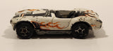 1999 Hot Wheels Show Biz Shelby Classic Cobra Convertible White Die Cast Toy Car Vehicle with Opening Hood