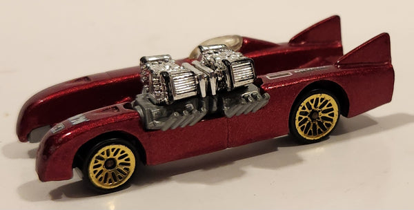 1998 Hot Wheels First Editions Double Vision Metalflake Red 20/20 Die Cast Toy Car Vehicle