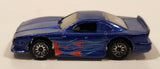 2007 Hot Wheels Mustang Cobra Metalflake Dark Blue Die Cast Toy Car Vehicle