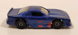 2007 Hot Wheels Mustang Cobra Metalflake Dark Blue Die Cast Toy Car Vehicle