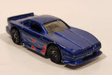 2007 Hot Wheels Mustang Cobra Metalflake Dark Blue Die Cast Toy Car Vehicle