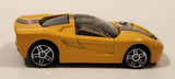 2002 Hot Wheels First Editions 40 Somethin' Yellow Die Cast Toy Car Vehicle