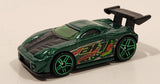 2004 Hot Wheels First Editions Tooned Toyota MR2 Green Die Cast Toy Car Vehicle