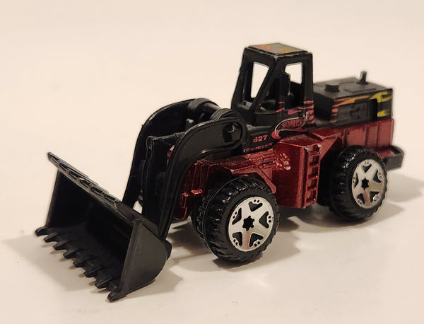 2002 Hot Wheels CAT Wheel Loader Red Die Cast Toy Construction Vehicle