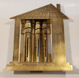 Vintage First National Bank Brass Tone Metal Money Counter