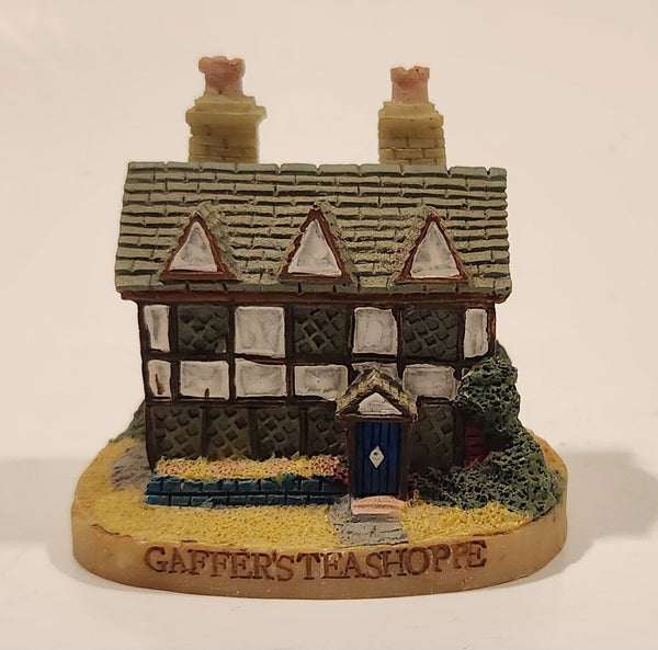 Tetley Teafolk Houses Gaffer's Tea Shoppe Miniature Resin Building