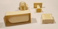Vintage Reliable Products Bathroom Furniture Miniature Plastic Dollhouse Toys