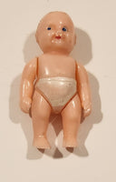 Vintage Renewal Products Baby, Stroller, High Chair, and Change Table Miniature Pink Plastic Dollhouse Toys