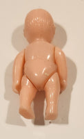 Vintage Renewal Products Baby, Stroller, High Chair, and Change Table Miniature Pink Plastic Dollhouse Toys