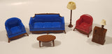 Vintage Reliable Products Living Room Furniture Miniature Plastic Dollhouse Toys