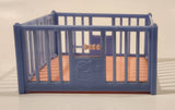 Vintage Reliable Products Play Pen Blue and Pink Plastic Dollhouse Toy