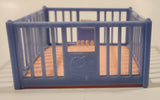 Vintage Reliable Products Play Pen Blue and Pink Plastic Dollhouse Toy